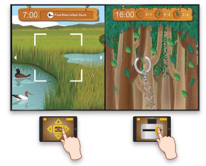 Biodiversity Games - iPad as controller